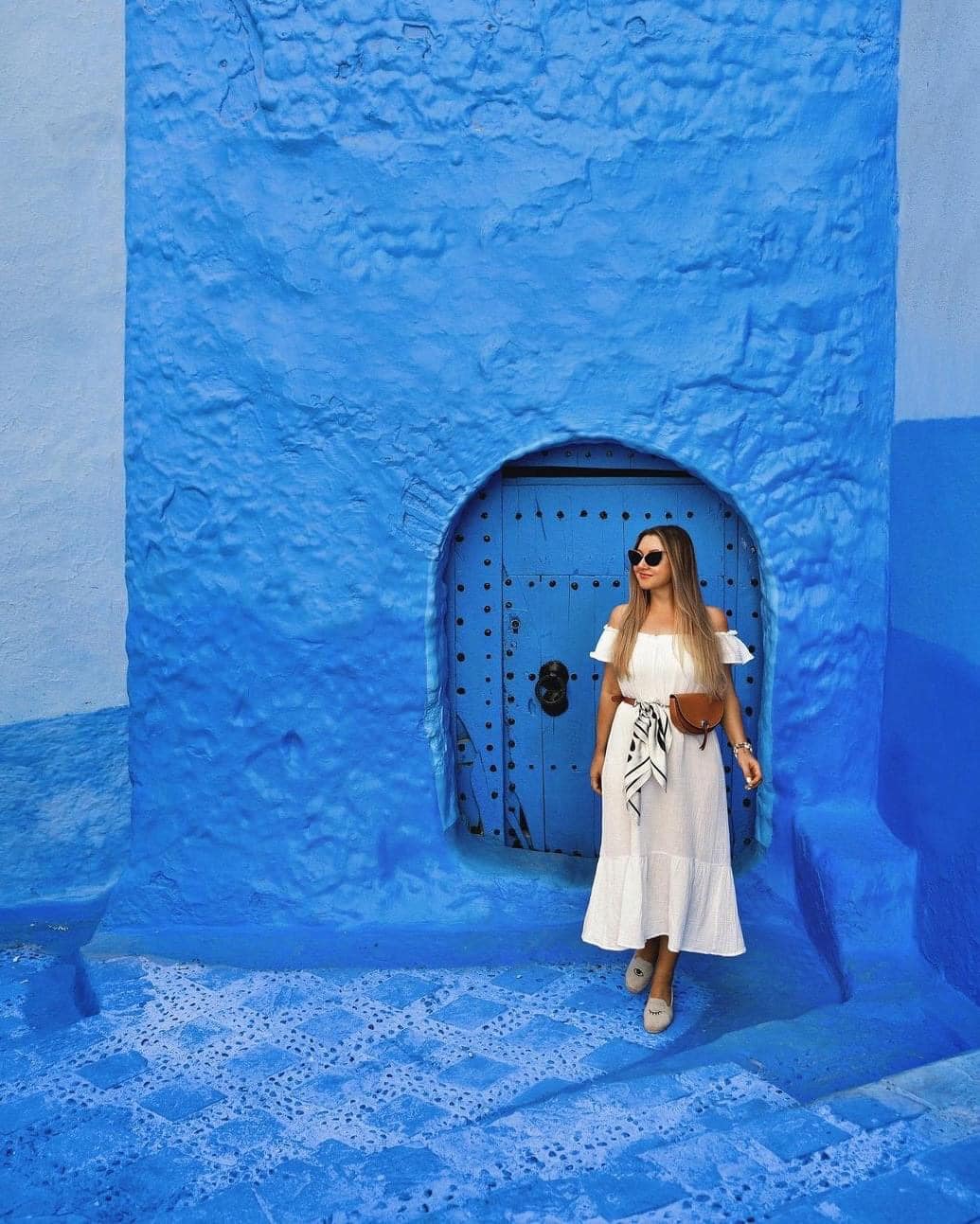 Strade blu della medina di Chefchaouen