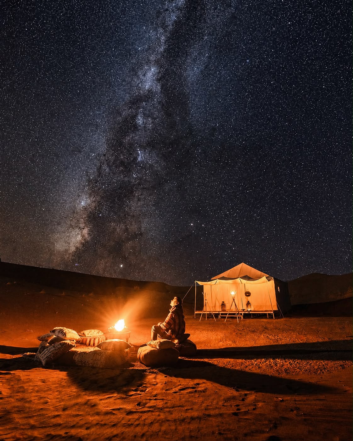 Campo tendato e avventura nel deserto di Erg Chigaga