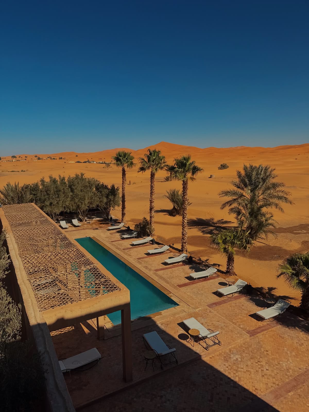 Campo tendato nel deserto di Merzouga